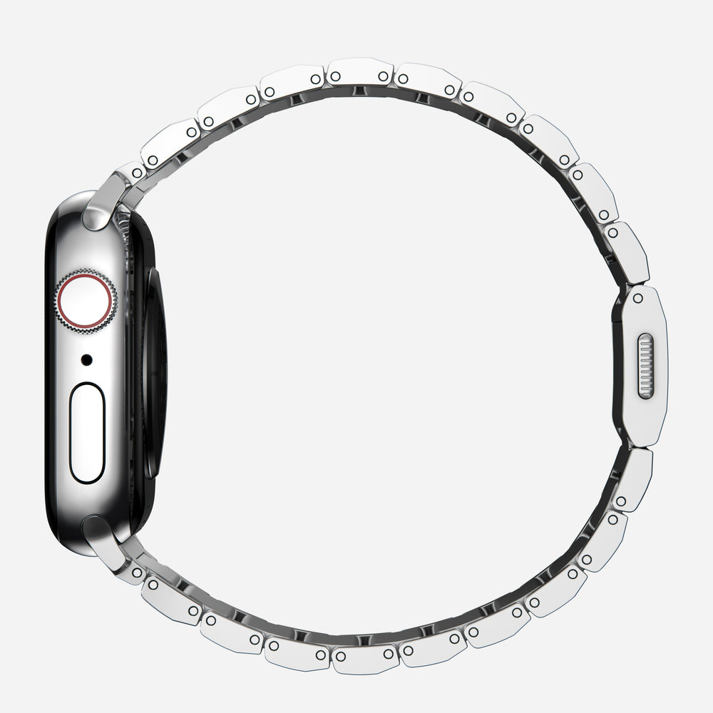 Steel Band - 46mm/49mm | Silver Hardware | NOMAD® - Image 7