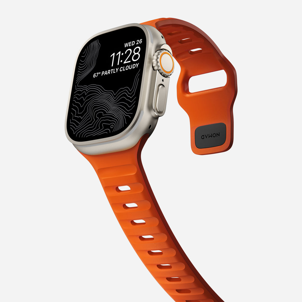Sport Band - 46mm/49mm | Ultra Orange| NOMAD® - Image 8