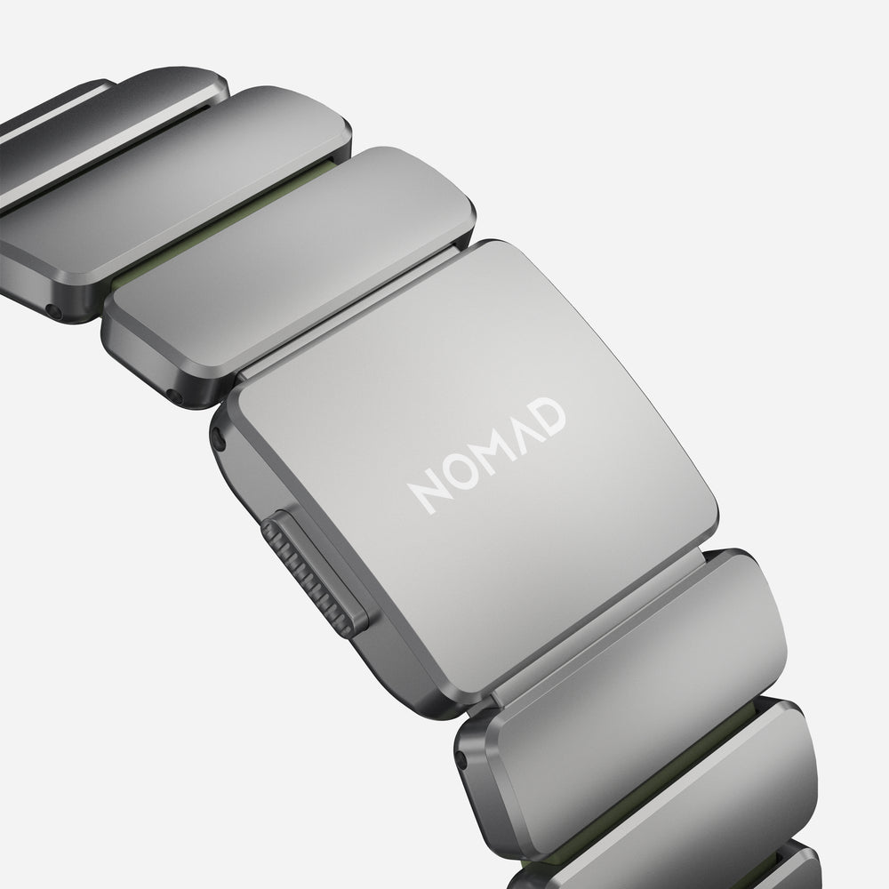 Stratos Band - 49mm | Natural Titanium | Forest FKM - Image 8