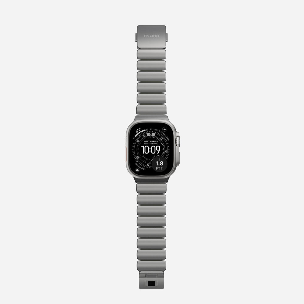 Stratos Band - 49mm | Natural Titanium | Forest FKM - Image 10