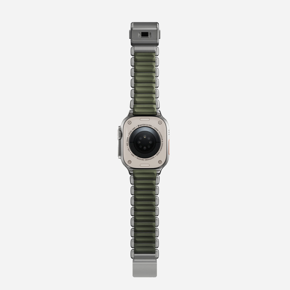 Stratos Band - 49mm | Natural Titanium | Forest FKM - Image 11
