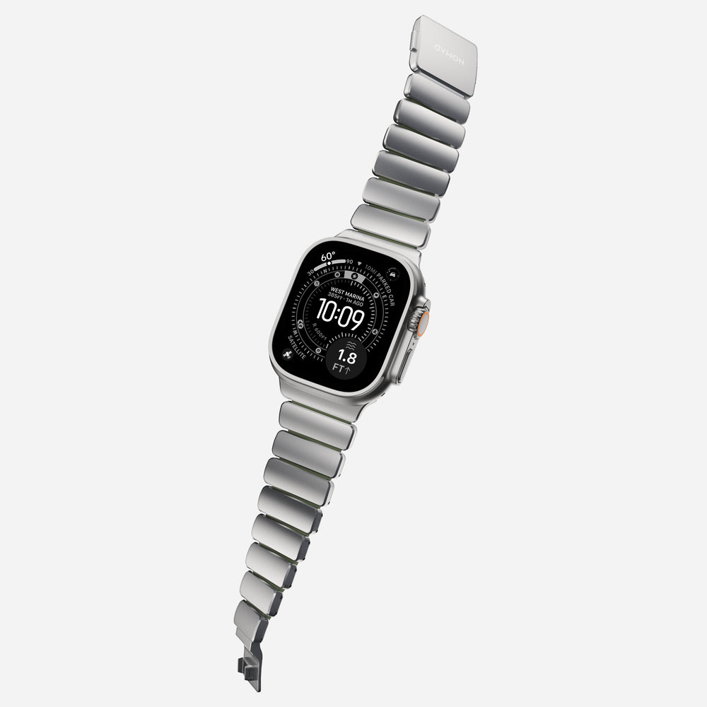 Stratos Band - 49mm | Natural Titanium | Forest FKM - Image 2