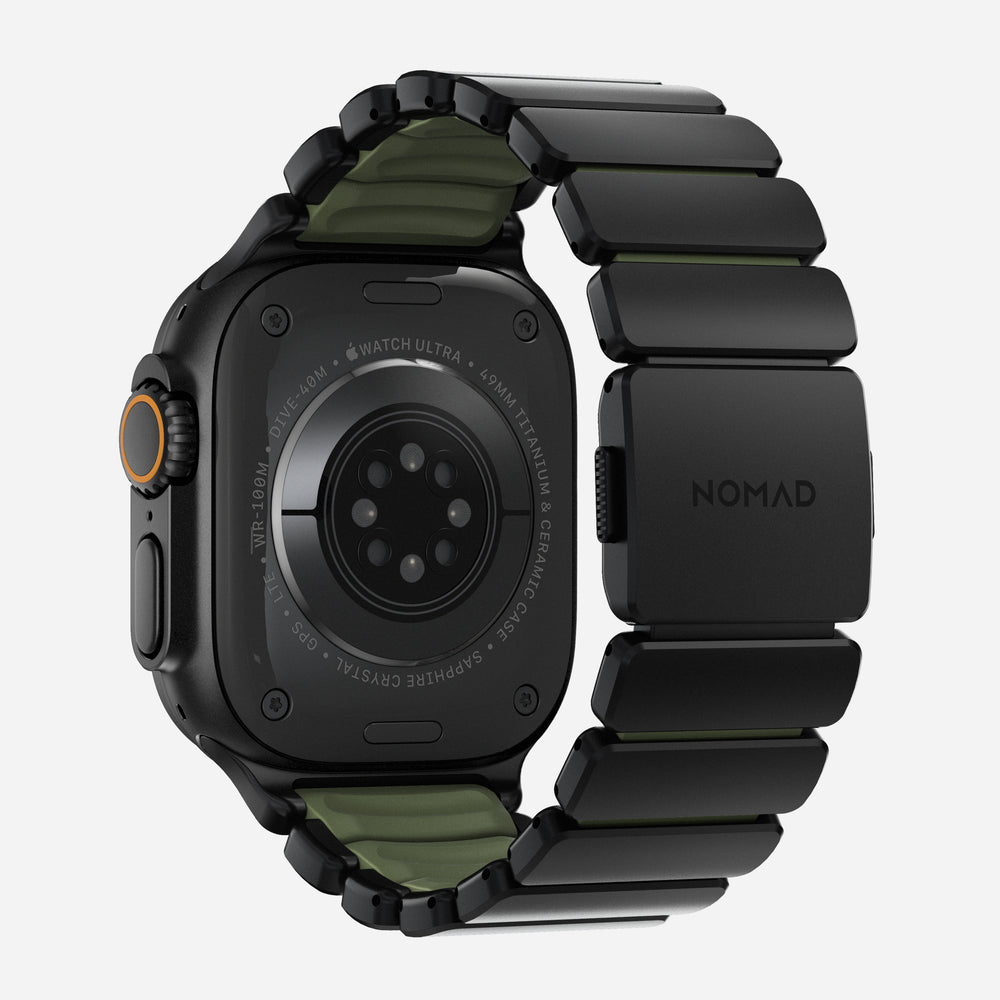 Stratos Band - 49mm | Black Titanium | Forest FKM - Image 4