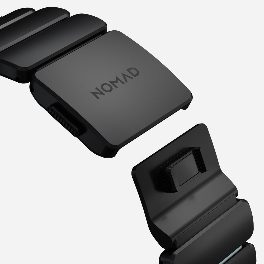 Stratos Band - 49mm | Black Titanium | Icy Blue Glow FKM | NOMAD® - Image 9