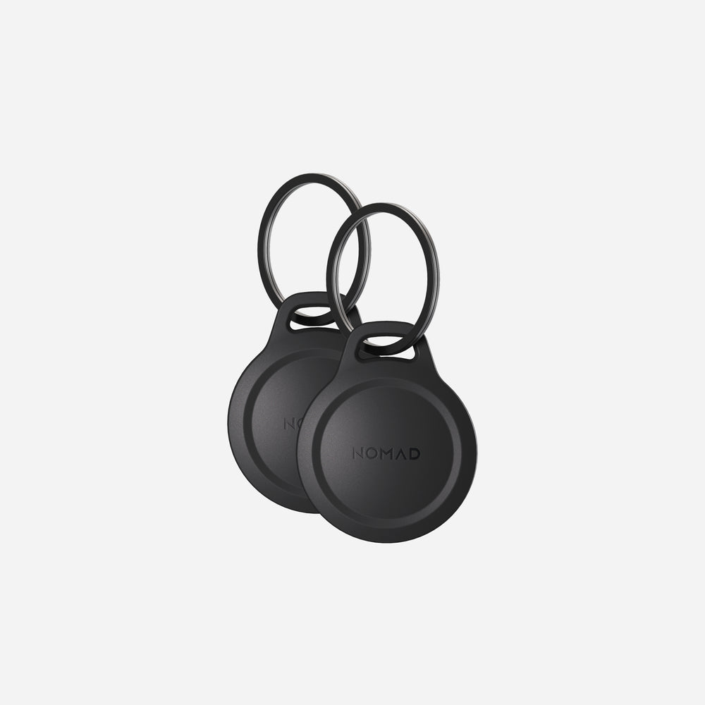 Rugged Keychain - AirTag | Black | v2 | Two Pack