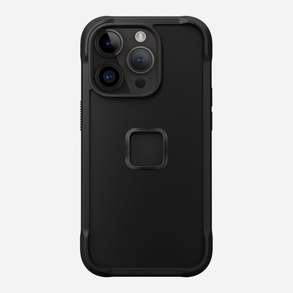 NOMAD® Rugged Case for iPhone 14 Pro - Peak Design Collab | Black