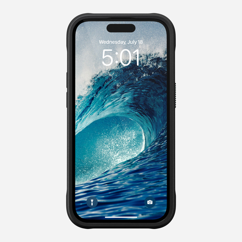 NOMAD® Rugged Case for iPhone 14 Pro - Peak Design Collab | Black - Image 3
