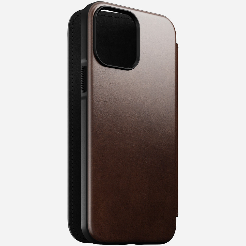 Modern Leather Folio - iPhone 13 Pro Max | Rustic Brown | Horween® | NOMAD® - Image 6
