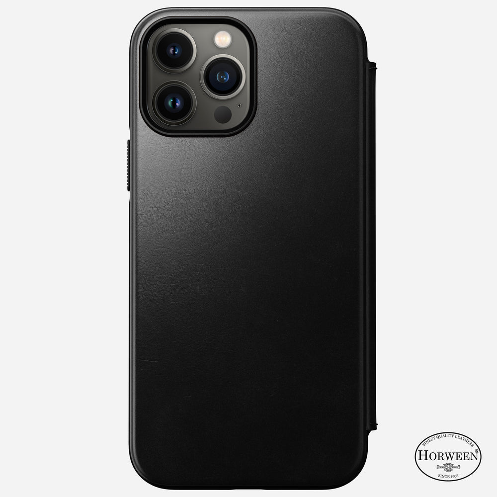 Modern Leather Folio - iPhone 13 Pro Max | Black | Horween® | NOMAD®
