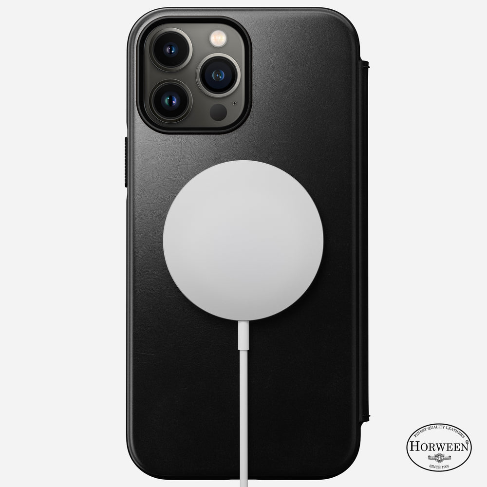Modern Leather Folio - iPhone 13 Pro Max | Black | Horween® | NOMAD® - Image 2