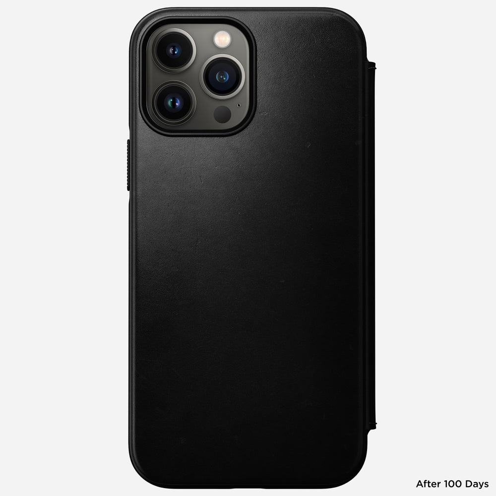 Modern Leather Folio - iPhone 13 Pro Max | Black | Horween® | NOMAD® - Image 3