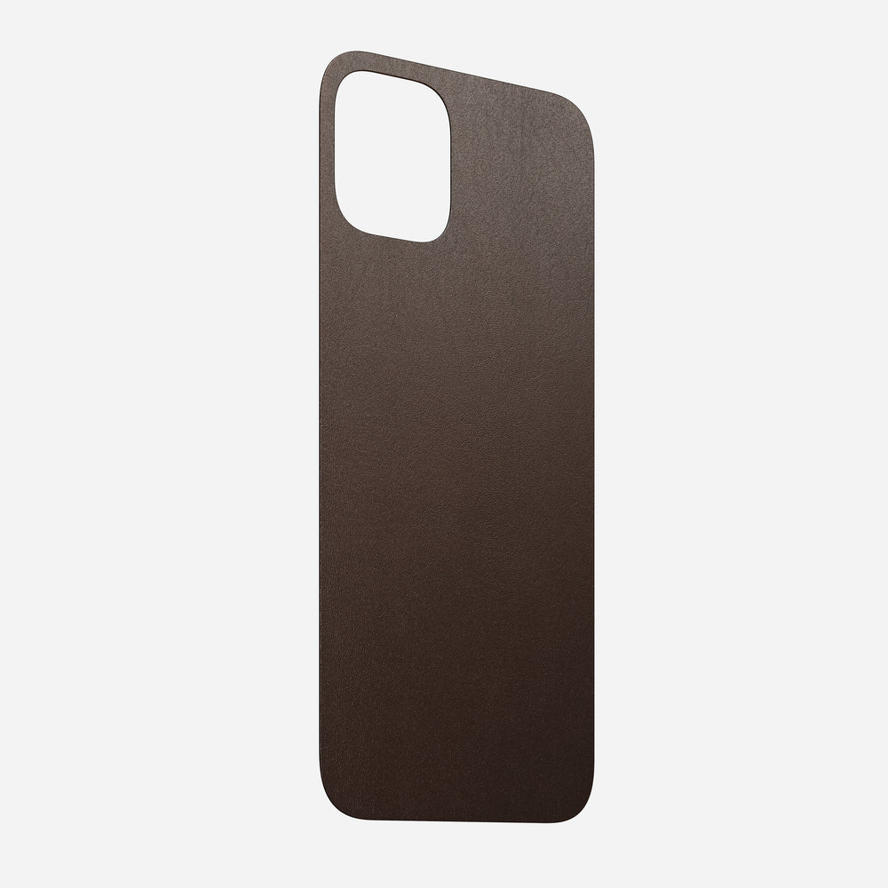 Leather iPhone Skin - iPhone 12 Pro - Rustic Brown | Horween® | NOMAD® - Image 4