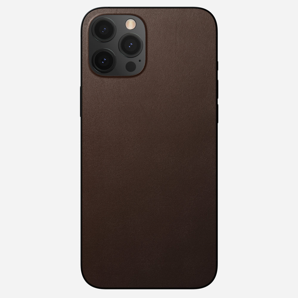 Leather iPhone Skin - iPhone 12 Pro Max - Rustic Brown | Horween® | NOMAD® - Image 2