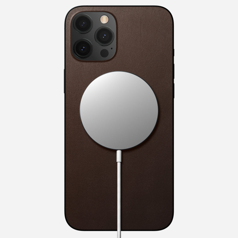 Leather iPhone Skin - iPhone 12 Pro Max - Rustic Brown | Horween® | NOMAD® - Image 3
