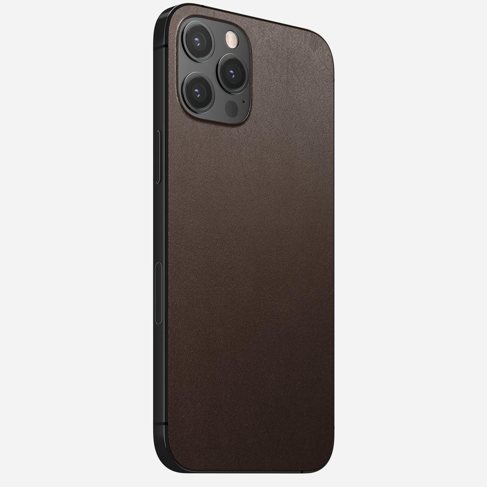 Leather iPhone Skin - iPhone 12 Pro Max - Rustic Brown | Horween® | NOMAD® - Image 6