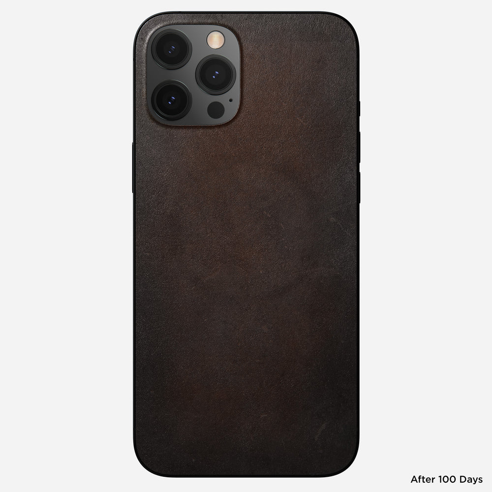 Leather iPhone Skin - iPhone 12 Pro Max - Rustic Brown | Horween® | NOMAD® - Image 7
