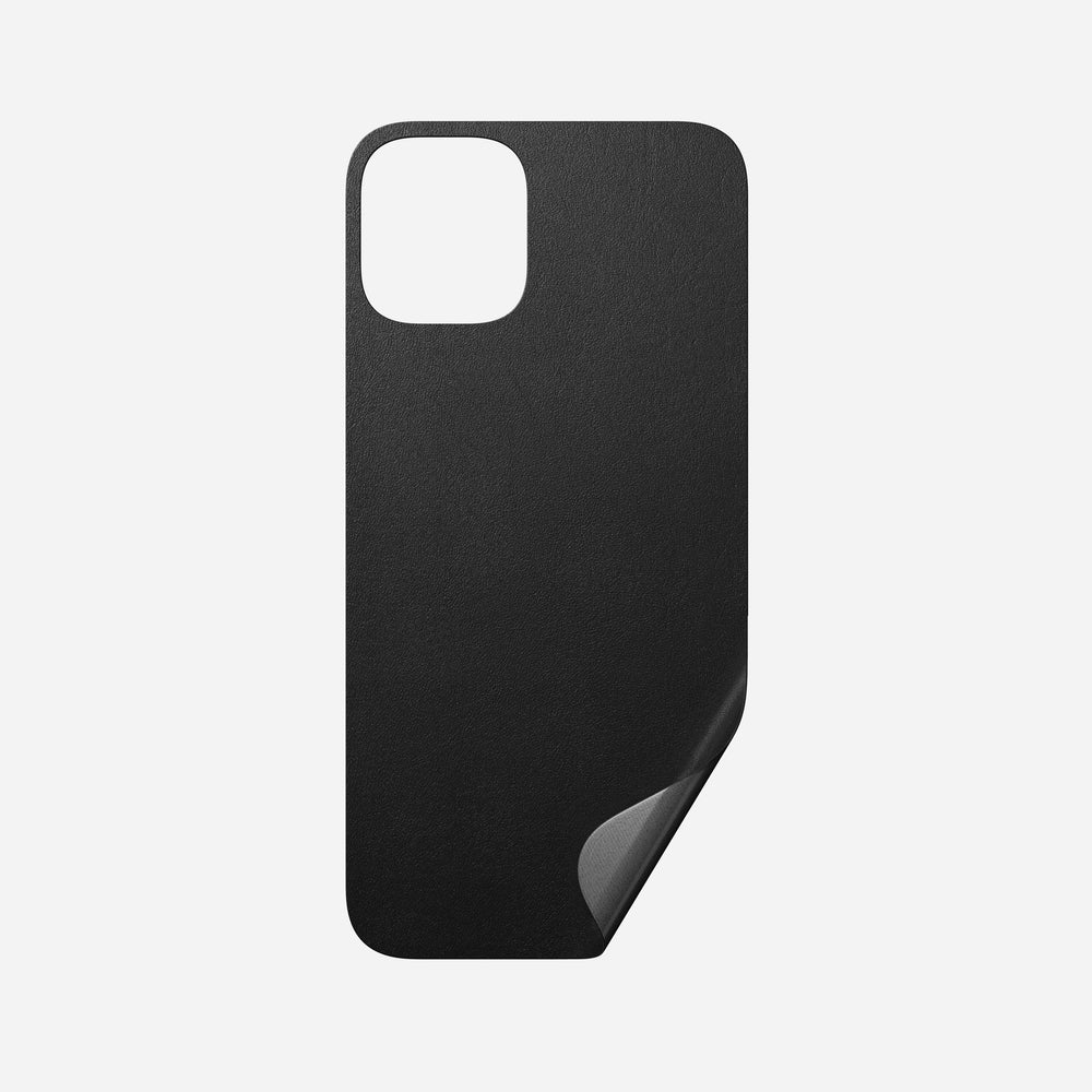 Leather iPhone Skin - iPhone 12 Mini | Black | Horween® | NOMAD®