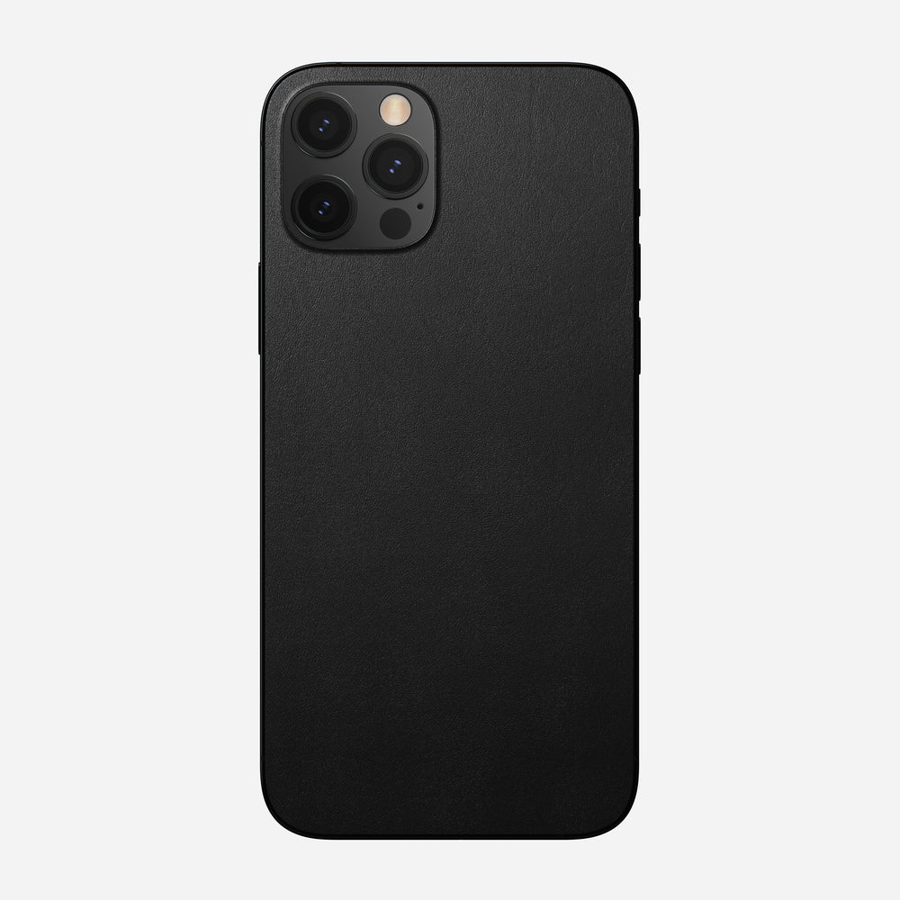 Leather iPhone Skin - iPhone 12 Pro - Black | Horween® | NOMAD® - Image 2