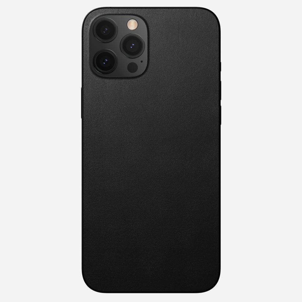 Leather iPhone Skin - iPhone 12 Pro Max | Black - Horween® | NOMAD® - Image 2