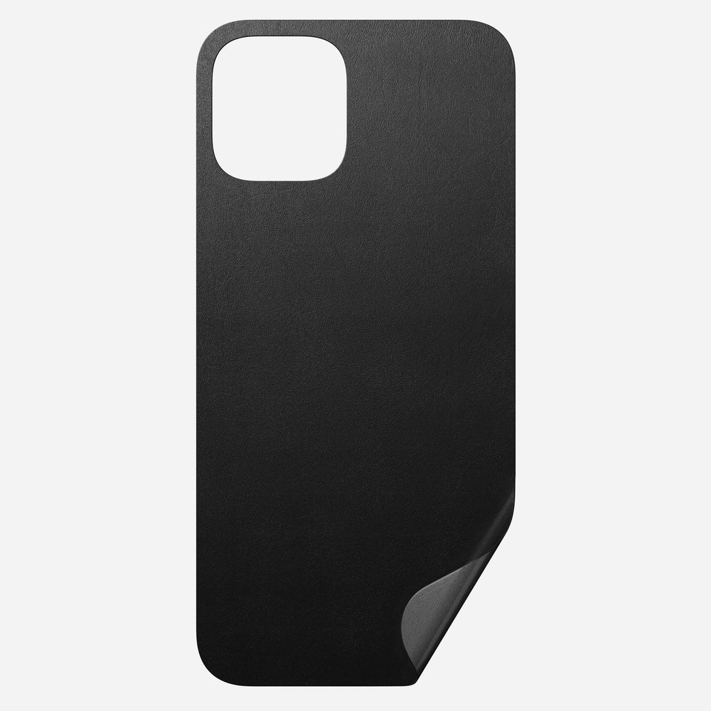 Leather iPhone Skin - iPhone 12 Pro Max | Black - Horween® | NOMAD®