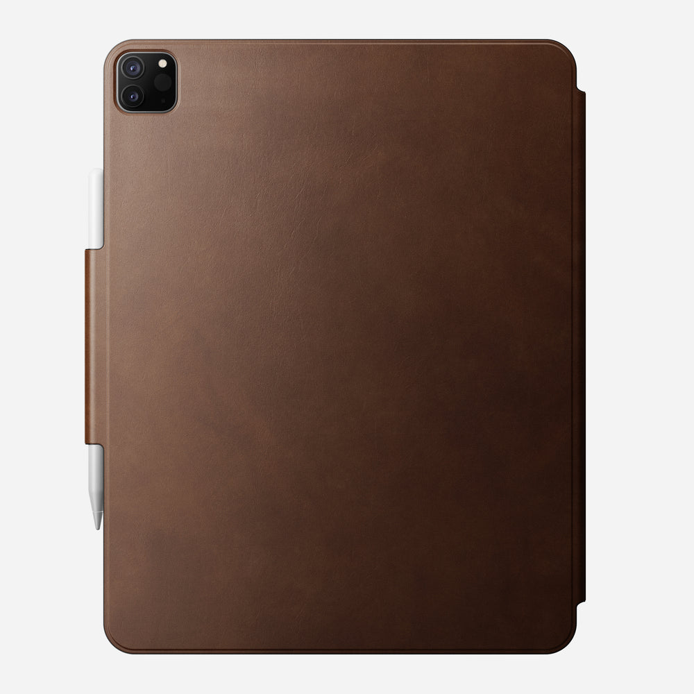 Brown Leather Folio for iPad Pro 12.9 | Magnetic | NOMAD® - Image 2