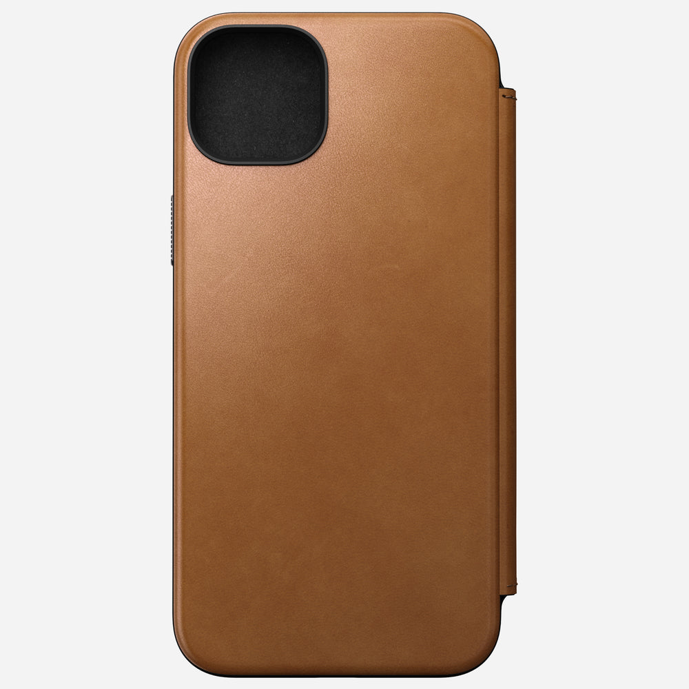 Modern Leather Folio - iPhone 15 Plus | English Tan-C | Camino Leather - Image 3