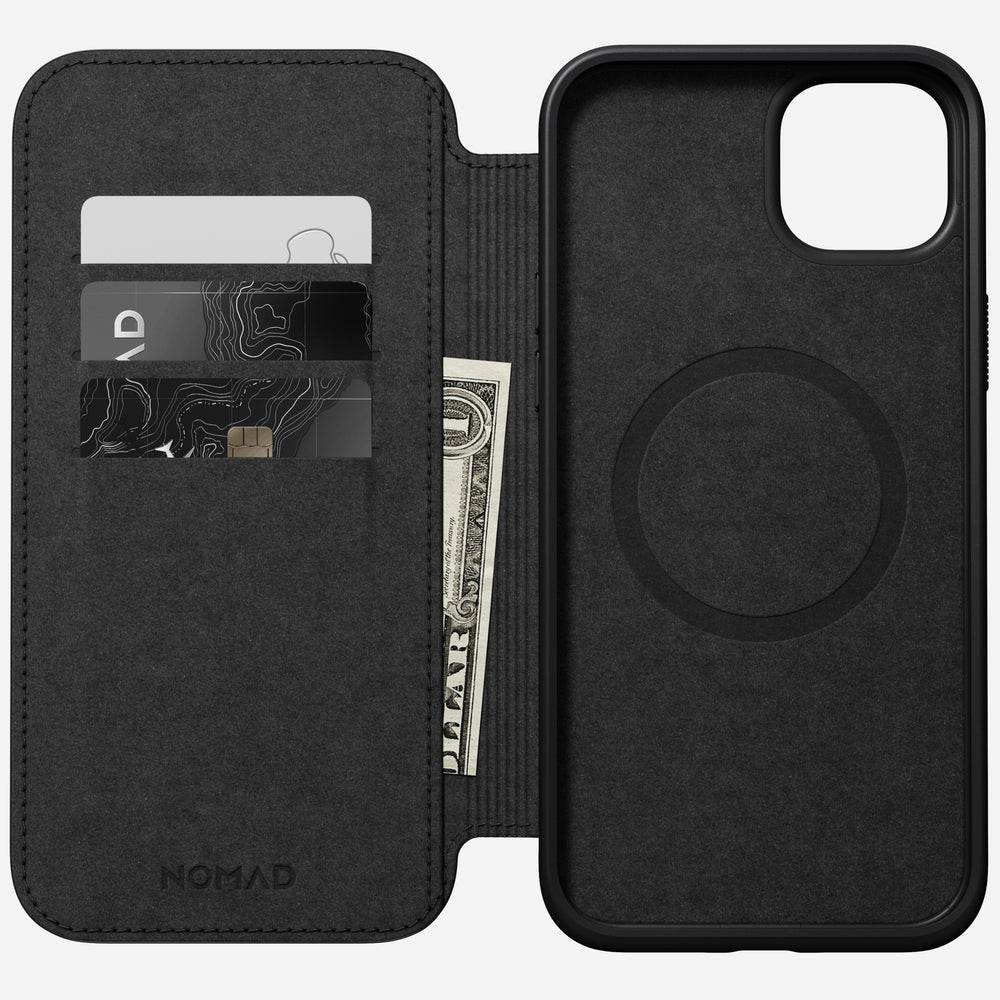 Modern Leather Folio - iPhone 15 Plus | English Tan-C | Camino Leather - Image 2