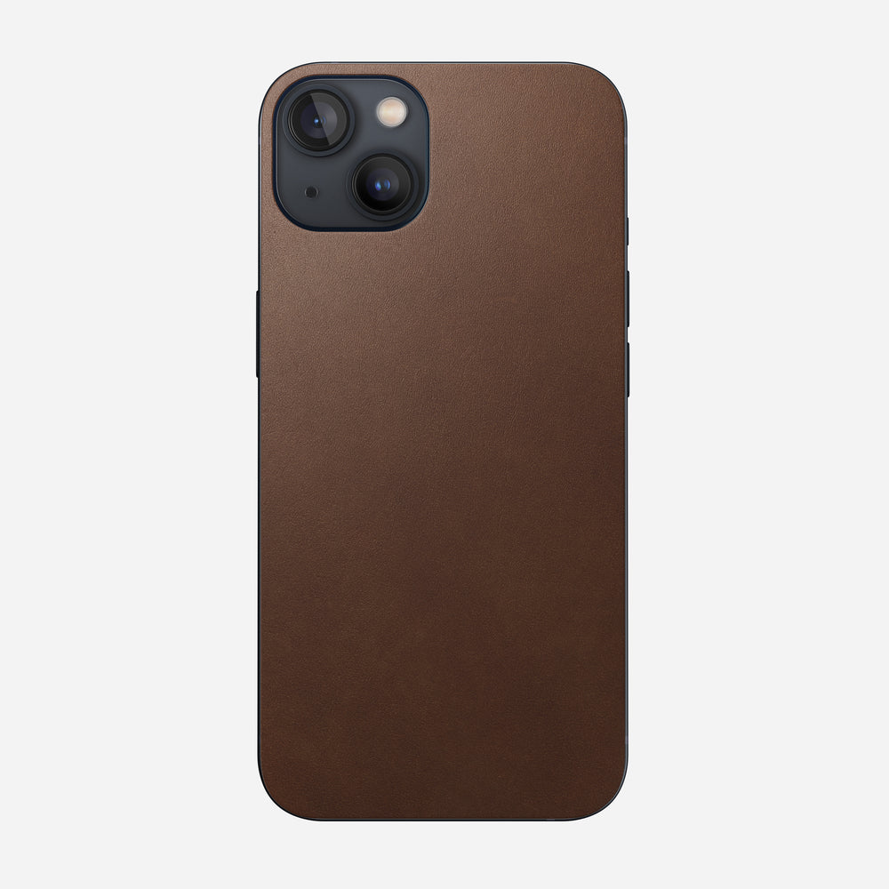 Leather iPhone Skin - iPhone 13 - Rustic Brown | Horween® | NOMAD® - Image 2