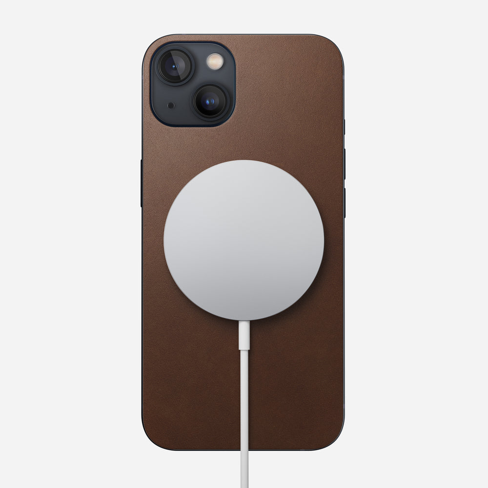 Leather iPhone Skin - iPhone 13 - Rustic Brown | Horween® | NOMAD® - Image 3