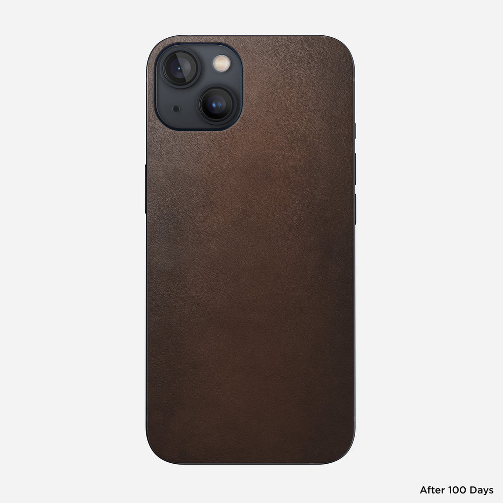 Leather iPhone Skin - iPhone 13 - Rustic Brown | Horween® | NOMAD® - Image 7
