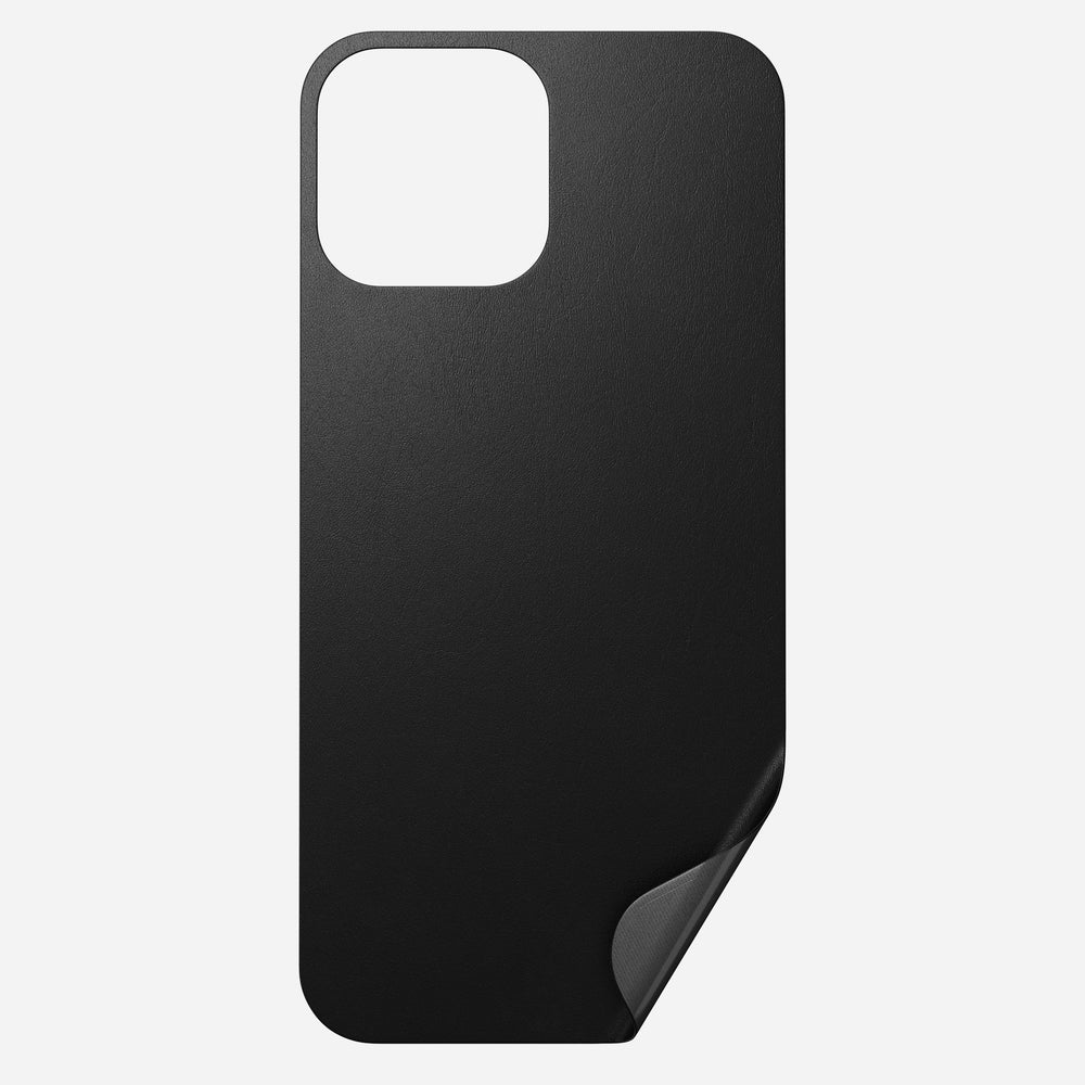 Leather iPhone Skin - iPhone 13 Pro Max - Black | Horween® | NOMAD®