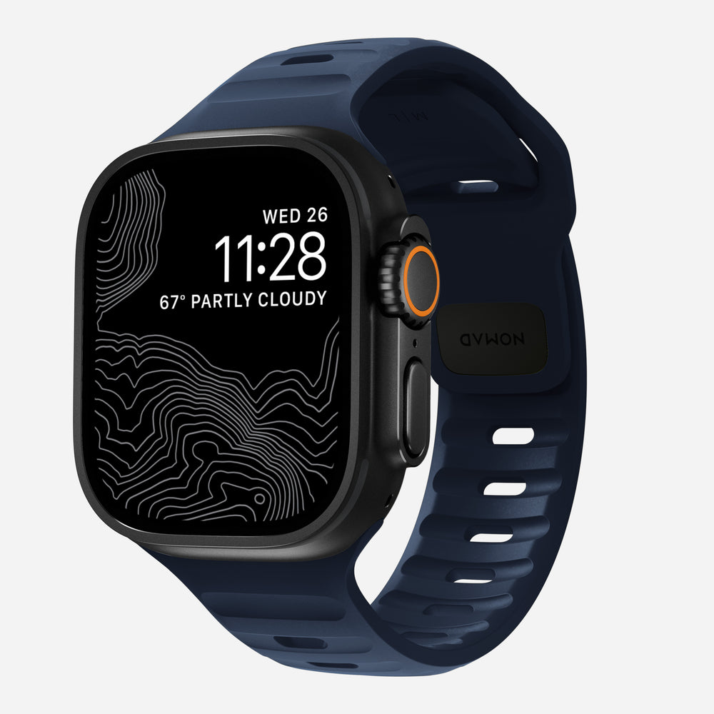 Sport Band - 46mm/49mm | Atlantic Blue | NOMAD®