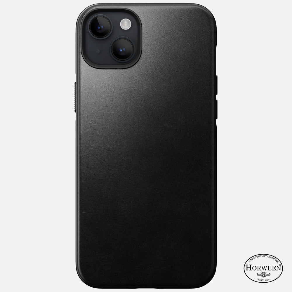 Modern Leather Case - iPhone 14 Plus | Black | Horween Leather | NOMAD®
