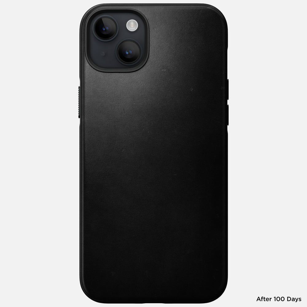 Modern Leather Case - iPhone 14 Plus | Black | Horween Leather | NOMAD® - Image 3