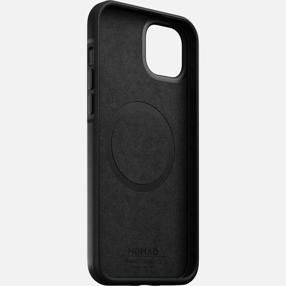 Modern Leather Case - iPhone 14 Plus | Black | Horween Leather | NOMAD® - Image 6
