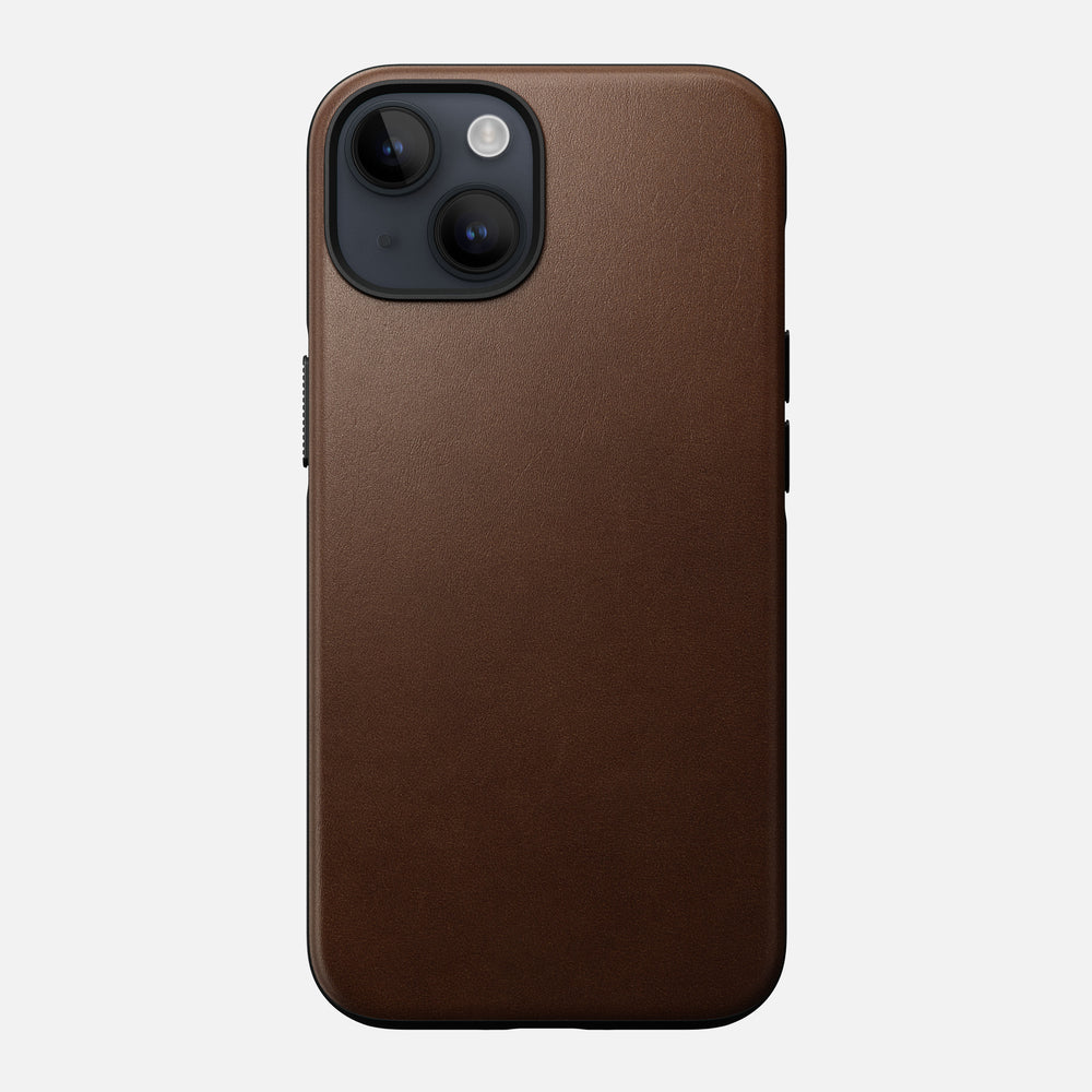 Modern Leather Case - iPhone 14 | Brown | Nomad Leather | NOMAD®