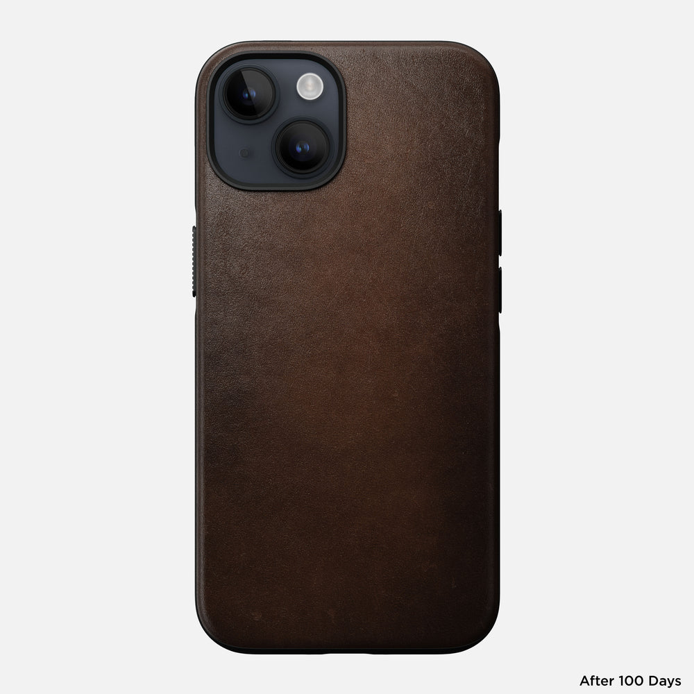 Modern Leather Case - iPhone 14 | Brown | Nomad Leather | NOMAD® - Image 3
