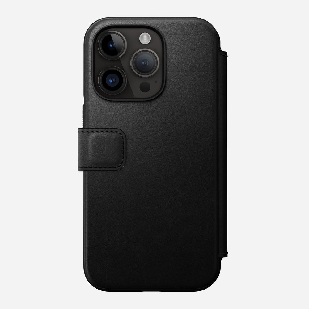 Modern Leather Folio - iPhone 14 Pro | Black | Genuine Nomad Leather | NOMAD® - Image 3