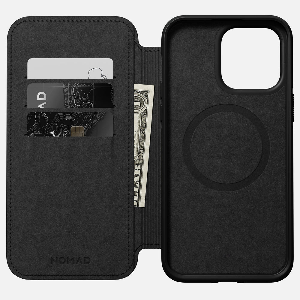 Modern Leather Folio - iPhone 14 Pro Max | Rustic Brown | Nomad Leather | NOMAD® - Image 7