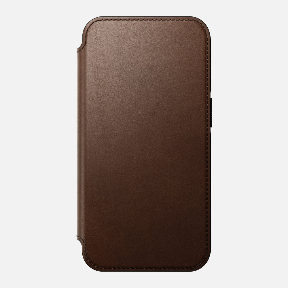 Modern Leather Folio - iPhone 14 Pro | Rustic Brown | Nomad Leather | NOMAD® - Image 6