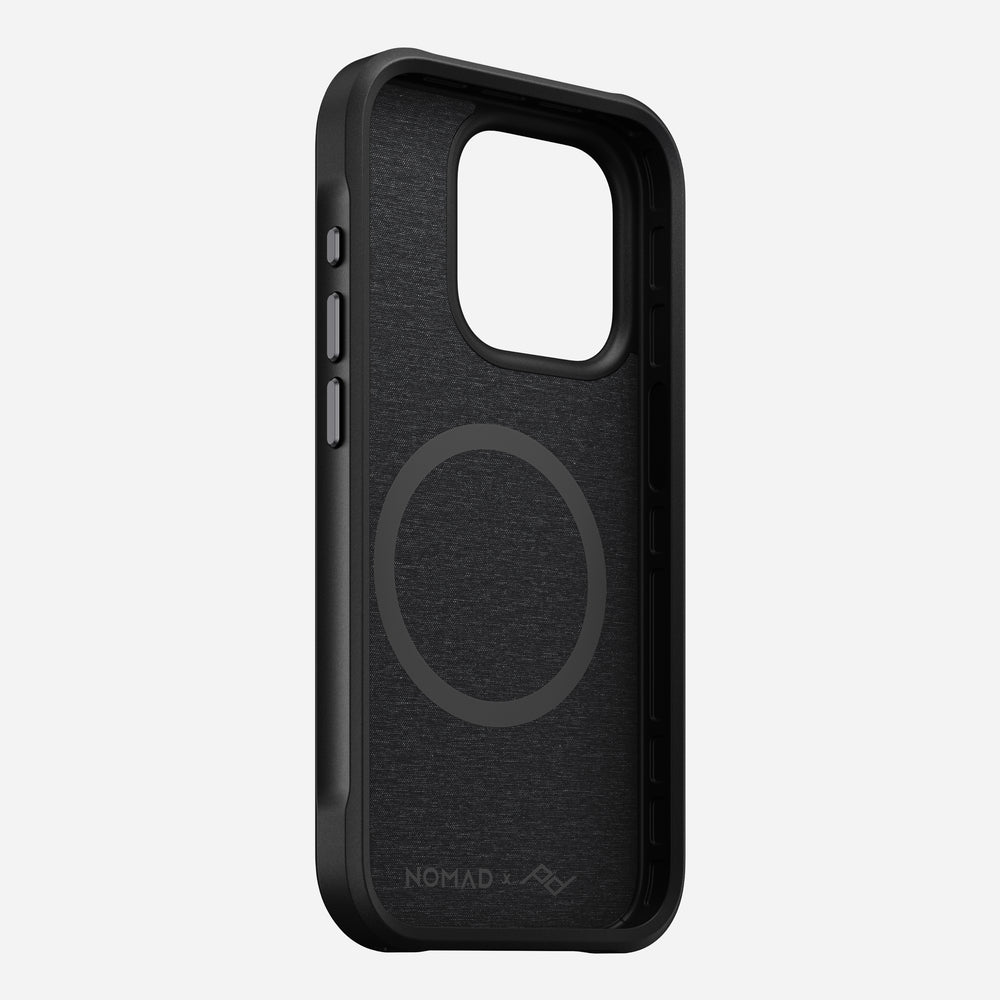 NOMAD® Rugged Case for iPhone 15 Pro - Peak Design Collab | Black - Image 4