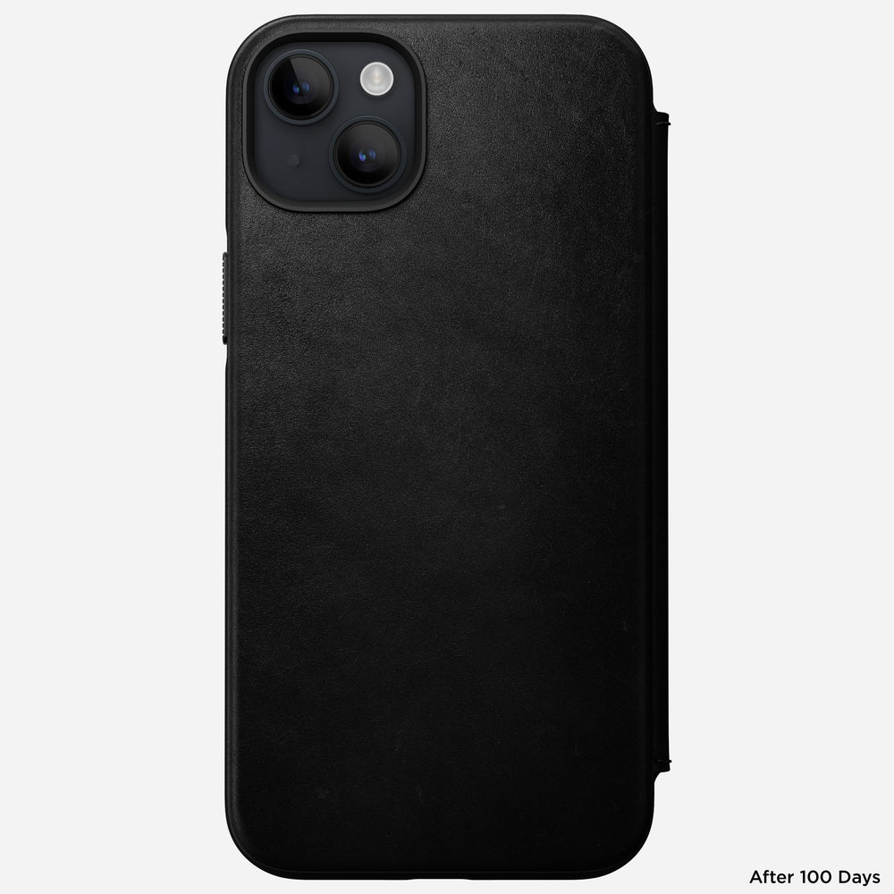 Modern Leather Folio - iPhone 14 Plus | Black | Nomad Leather | NOMAD® - Image 4