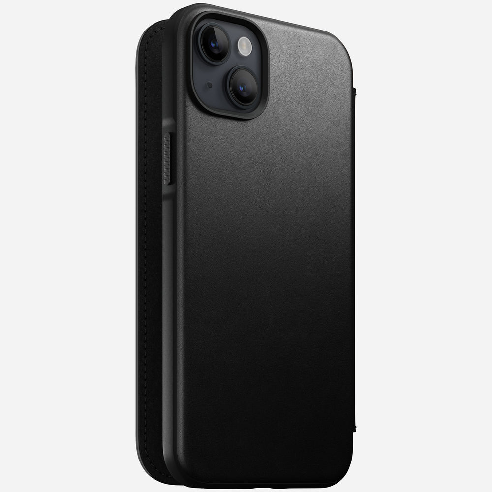Modern Leather Folio - iPhone 14 Plus | Black | Nomad Leather | NOMAD® - Image 5