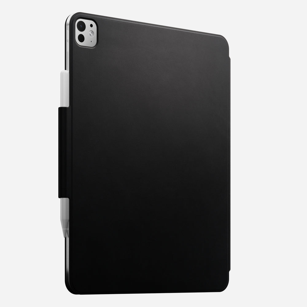 Leather Folio - M4 & M5 iPad 13 inch | Black | Camino Leather | Apple Pencil