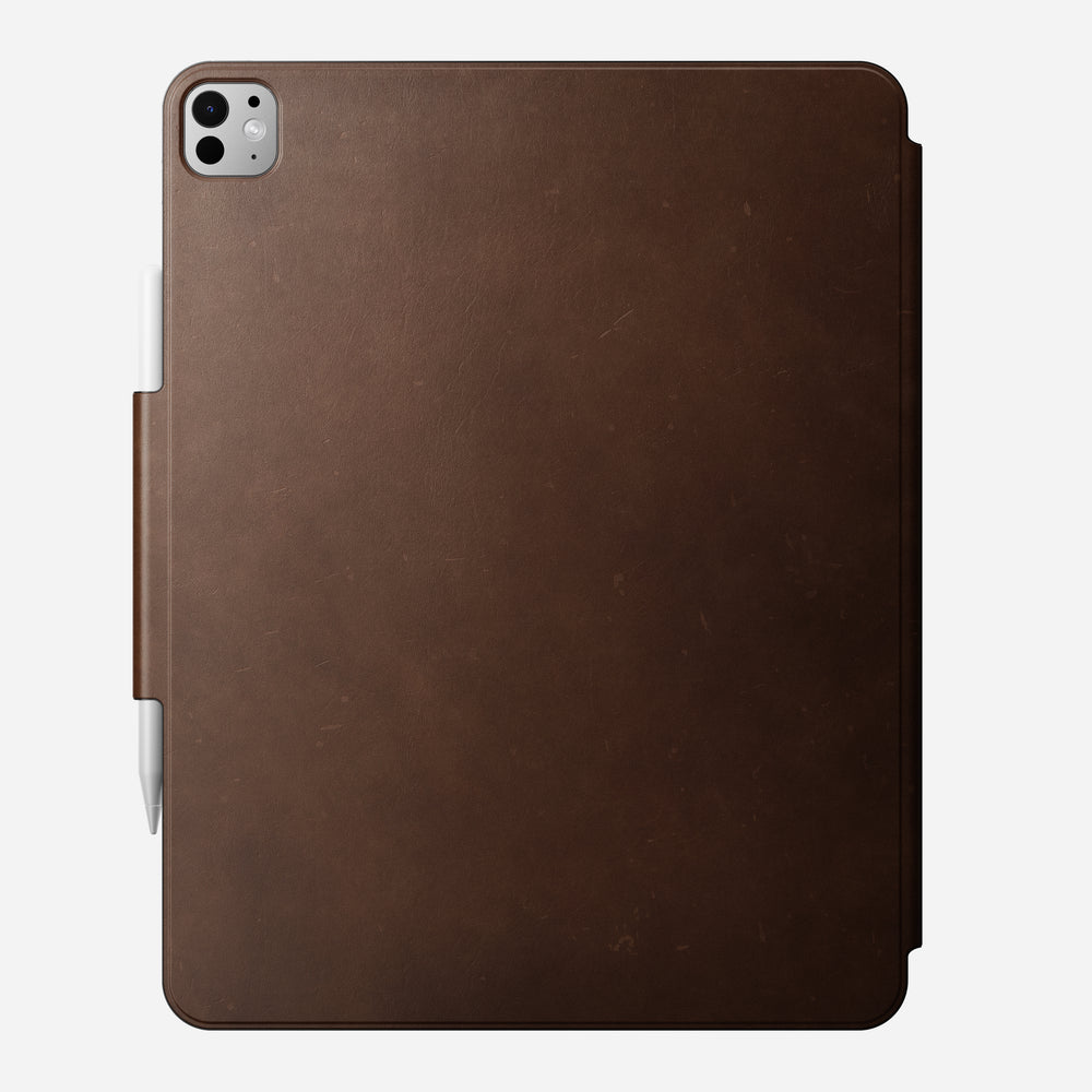 Leather Folio - M4 & M5 iPad 13 inch | Brown | Camino Leather | Apple Pencil - Image 8