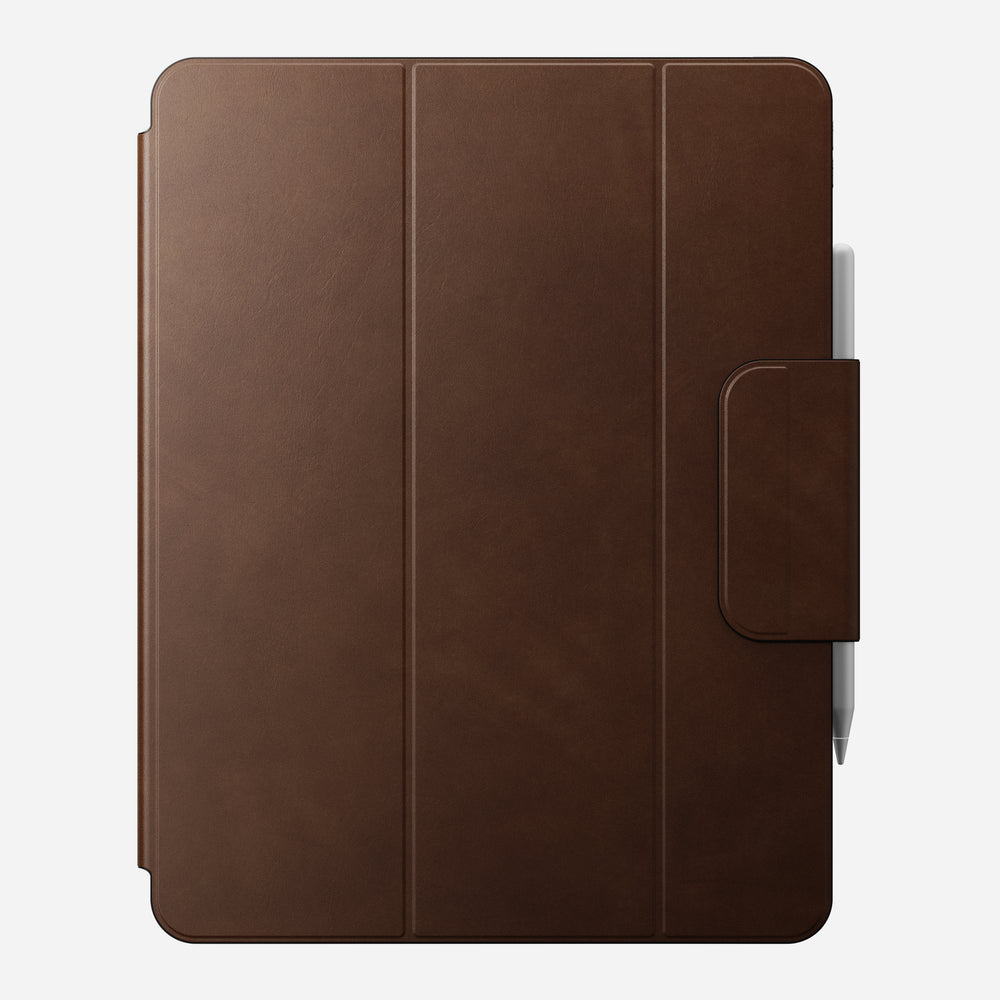 Leather Folio - M4 & M5 iPad 13 inch | Brown | Camino Leather | Apple Pencil - Image 6