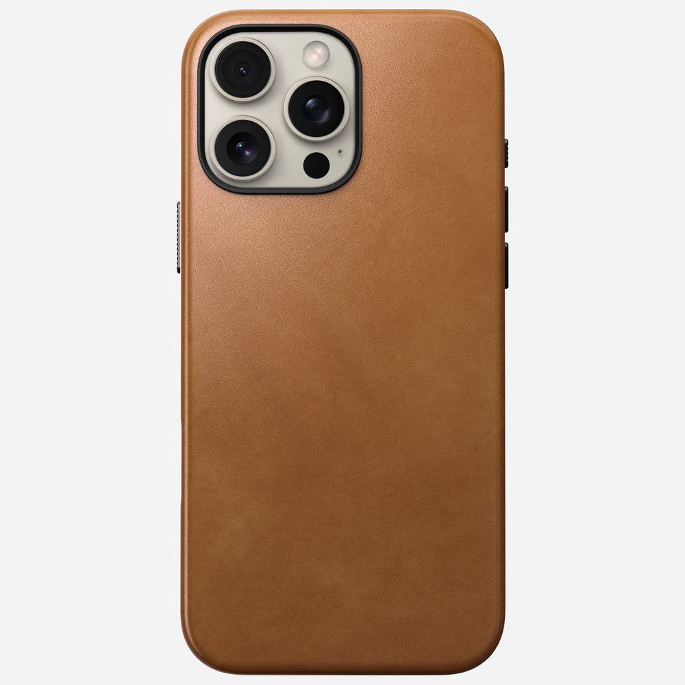 Traditional Leather Case - iPhone 16 Pro Max | English Tan - Image 3