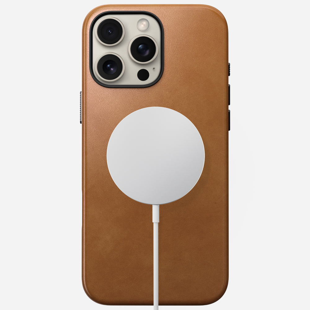 Traditional Leather Case - iPhone 16 Pro Max | English Tan - Image 2