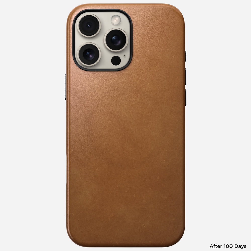 Traditional Leather Case - iPhone 16 Pro Max | English Tan - Image 4