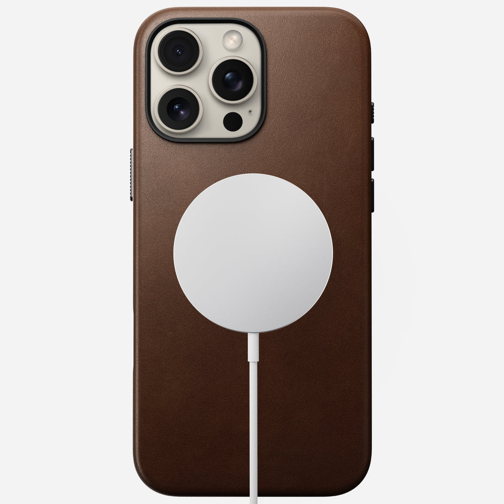 Traditional Leather Case - iPhone 16 Pro Max | Brown | Nomad Leather | NOMAD® - Image 2
